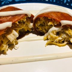 A picture of Baked Chicken 🐔 Empanadas.