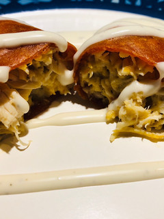 A picture of Baked Chicken 🐔 Empanadas.
