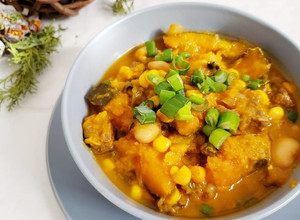 Una foto de Locro saludable