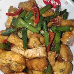รูปของ Tumis tahu kacang panjang