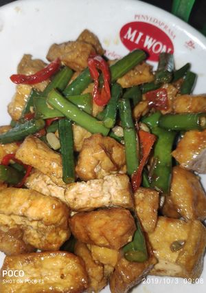 Foto resep Tumis tahu kacang panjang