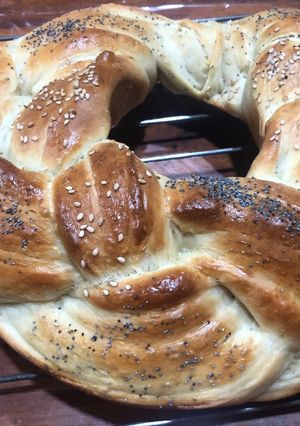 Una foto de Rosca de pan con semillas