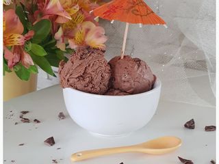 Glace au chocolat, sans sorbetière