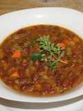 Vegan Porotos Canela with Vegetables, Jon Style
