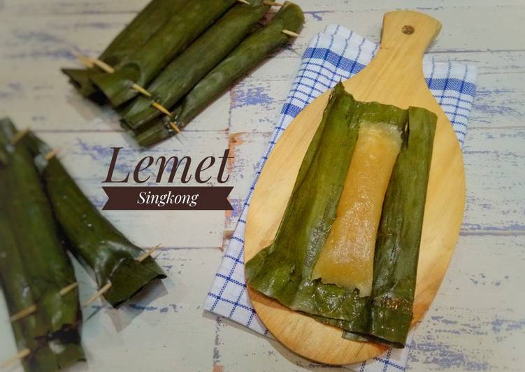 resep cara mengolah Lemet Singkong