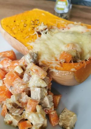 Une photo de Butternut farcie végétarienne et automnale !