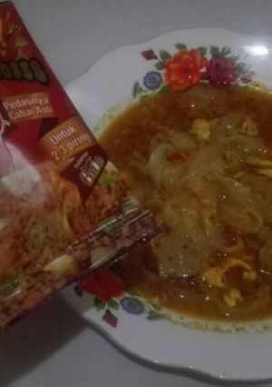 Foto resep Seblak ala kobe nasi goreng poll pedasss