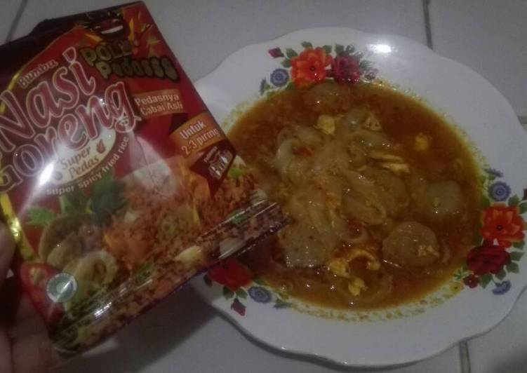 Resep Seblak ala kobe nasi goreng poll pedasss, Bikin Ngiler