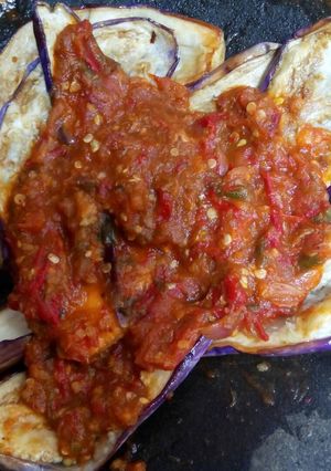 Foto resep Sambal terong mantap