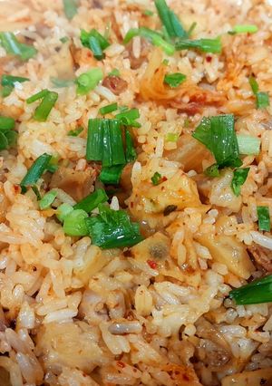 A picture of Kimchi Fried Rice.