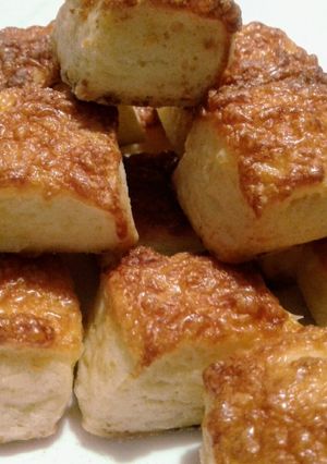Gyors túrós kockapogácsa recept fotója