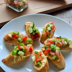 A picture of Italian Bruschetta.