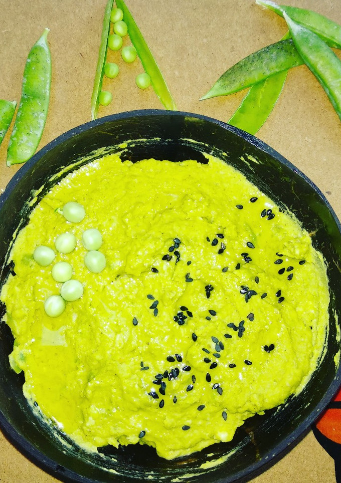 Una foto de Hummus de guisantes