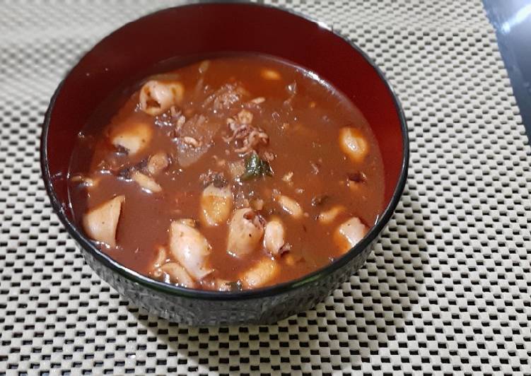 Cara meracik Cumi Saus Padang Lezat