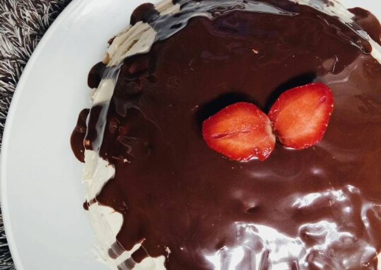 Resep Nutella &amp; Cream Cheese Crepe Cake Anti Gagal