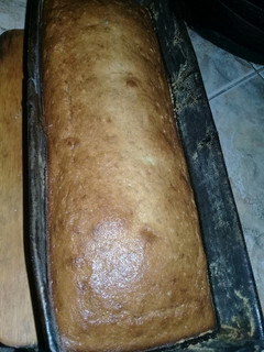Una foto de Budín de banana y canela