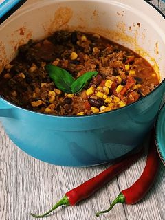 A picture of The best Chili con carne 🌶.