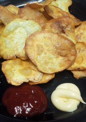 Una foto de Chips de Batata 🍠👌😋🎊