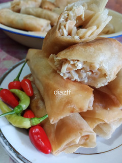 Foto resep Lumpia ayam rebung