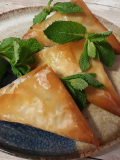 Una foto de Samosas de carne