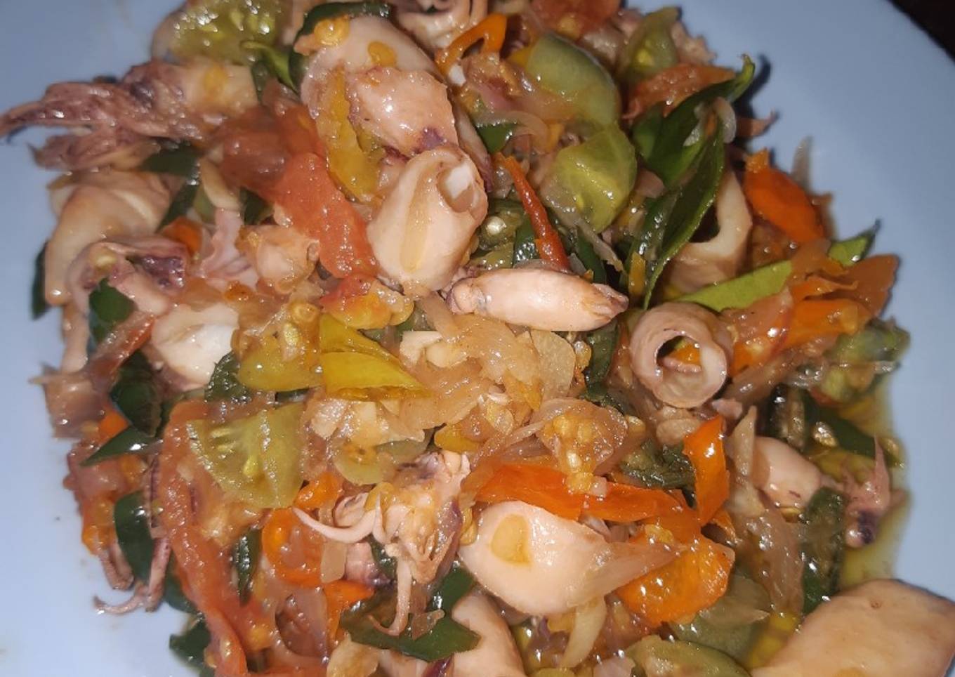 Cumi asin simple mantab