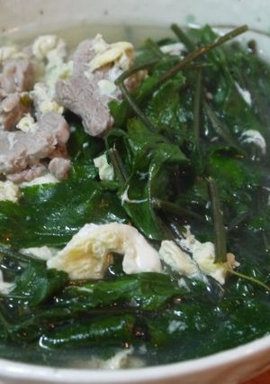 角菜蛋花湯 的食譜成品照片