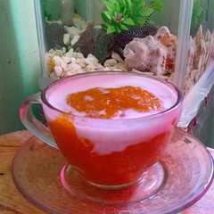 A picture of Bubur singkong Vla labu kuning.