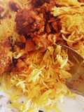 كشري مع كرات لحم بقر مفروم 🤤😋