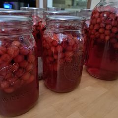 A picture of Canned Fresh Cranberry Juice.