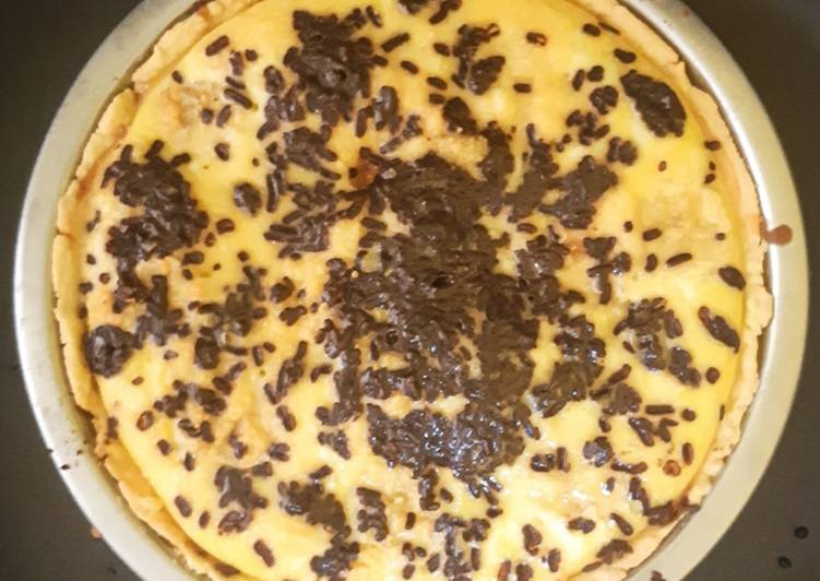 BANANA CHOCO CHEESE PIE | PIE SUSU