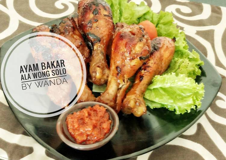 Langkah Mudah untuk Menyiapkan Ayam bakar ala wong solo, Enak Banget