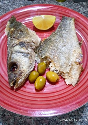 Une photo de Merlan en croûte de sel