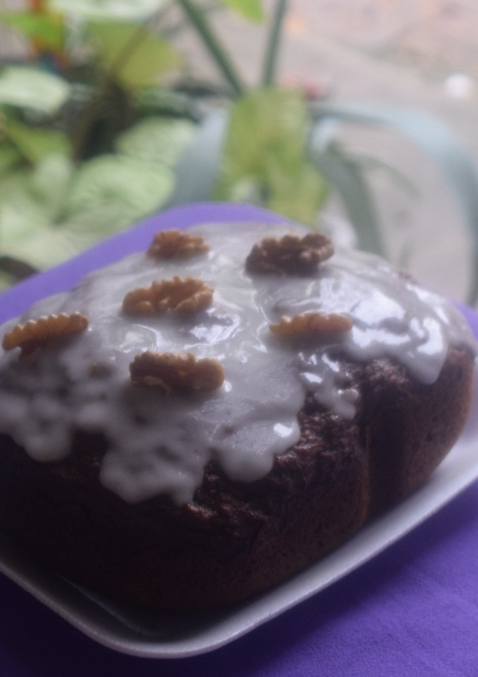Una foto de Budín Integral Vegano de Zanahorias