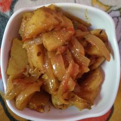 A picture of Aloo pyaz ki sabji.