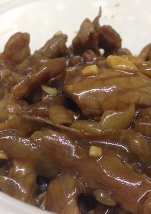 Foto resep Pork yakiniku bahan seadanya dengan rasa maksimal buat si pacar
