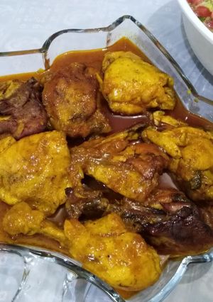 عکسی از دستور مزه دار کرن مرغ داخل فر😋😋😋