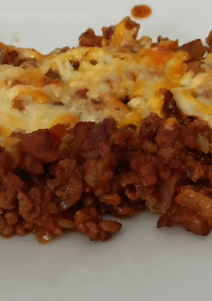 Una foto de Berenjena con carne