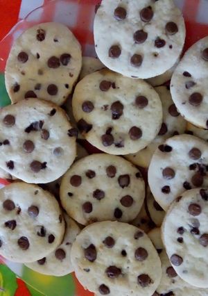 Una foto de Galletitas con chispitas de chocolate.🍪❤️