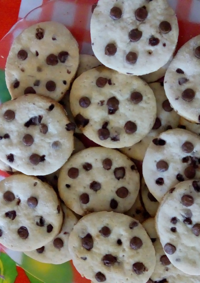 Una foto de Galletitas con chispitas de chocolate.🍪❤️