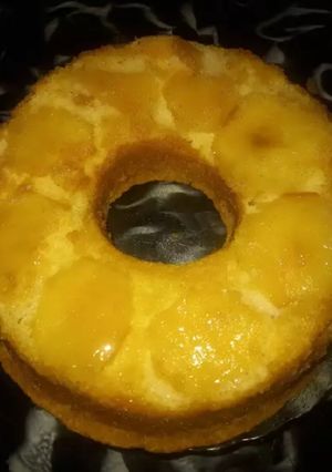 Una foto de Torta manzana 🍎 invertida