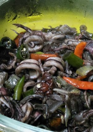 Foto resep Cumi Hitam😊😊