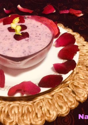 A picture of Royal Thandai kheer.