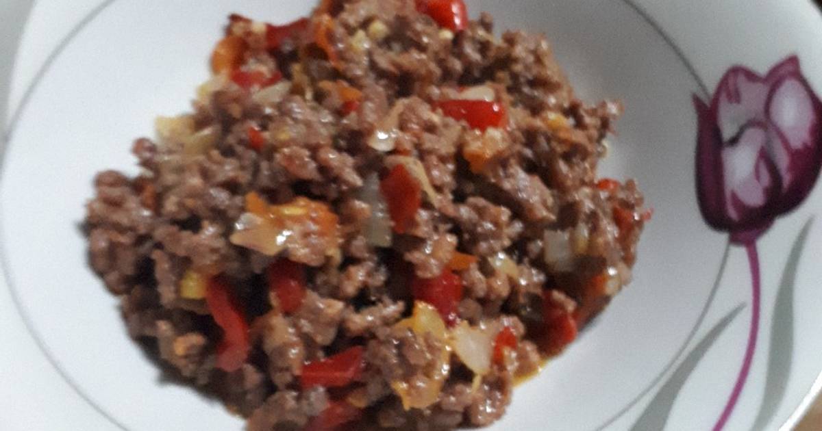 Minced beef sauce Recipe by Nwanne Cookpad