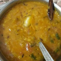 A picture of Fried dal with ghee.