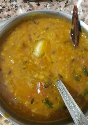 A picture of Fried dal with ghee.