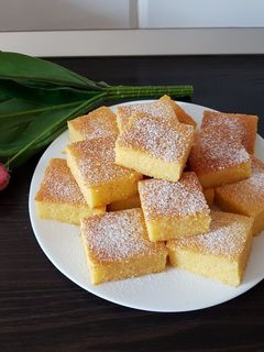 O poză a rețetei Prăjitură cu mălai.