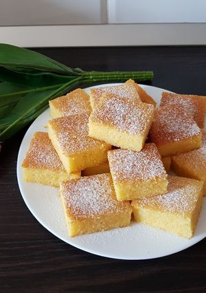 O poză a rețetei Prăjitură cu mălai.