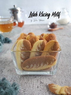 Foto resep Kue Lidah Kucing Motif