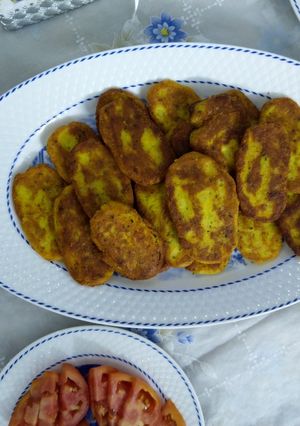 عکسی از دستور کوکو سیب زمینی سارا پز