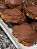 Volcán de coco y dulce de leche
